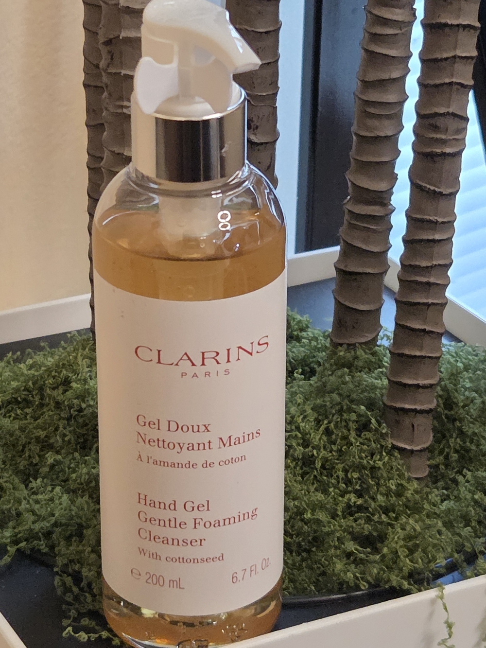 Clarins Hand Gel Gentle Foaming Cleanser - Cottonseed (Clear Amber)